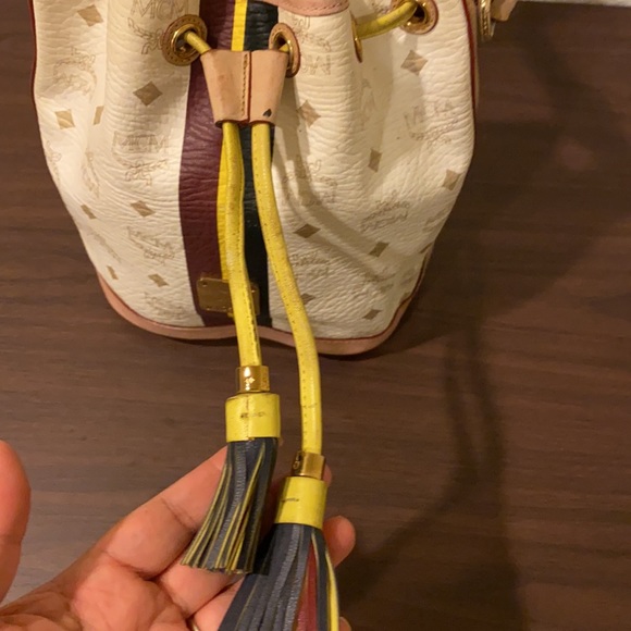 MCM Visetos Mini Bucket - Picture 3 of 10